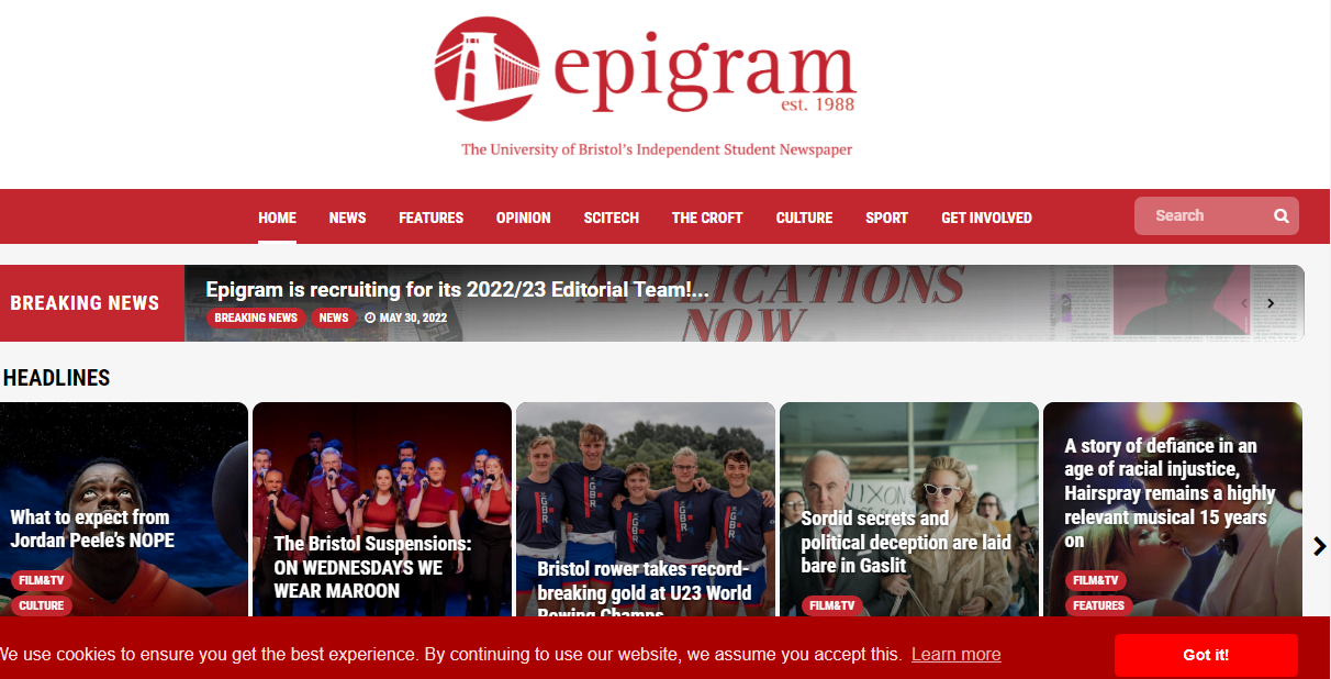 Epigram student newspaper