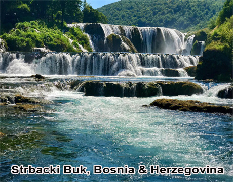 Strbacki Buk Waterfalls