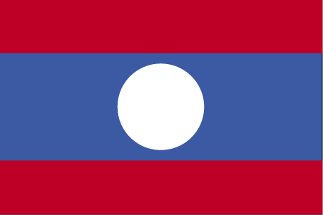 Flag off Laos