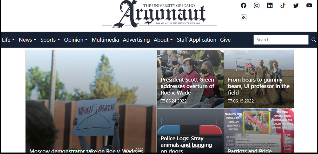 Argonaut student newspaper