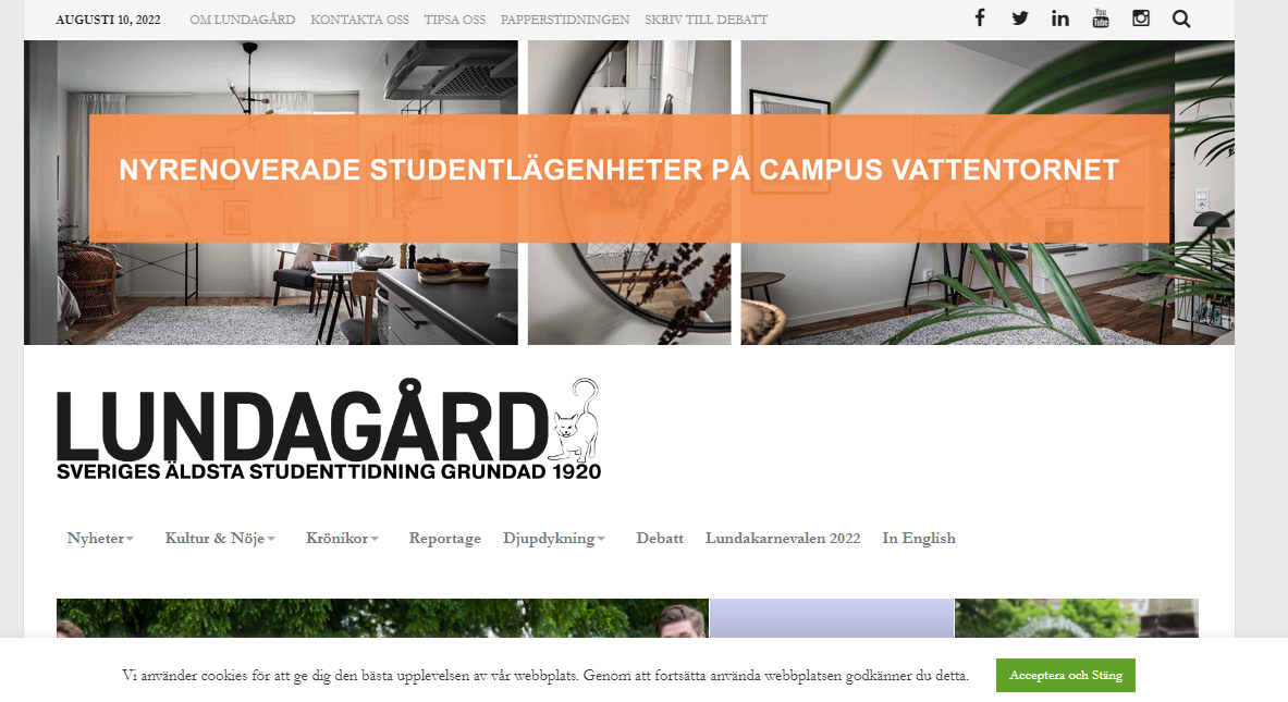 Lundagård student newspaper