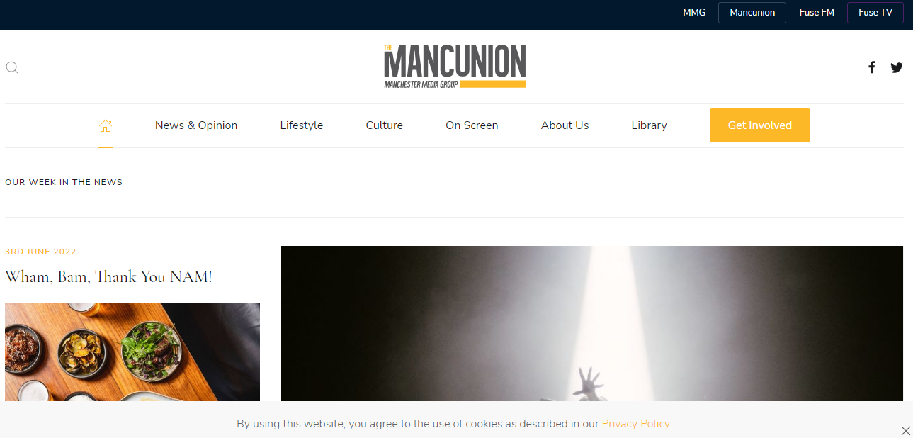 The Mancunion student newspaper in Manchester