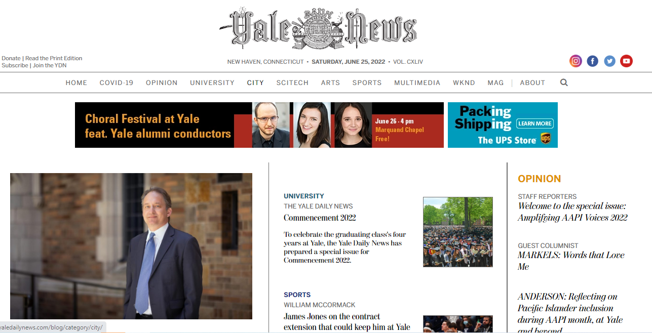 Yale Daily News- 