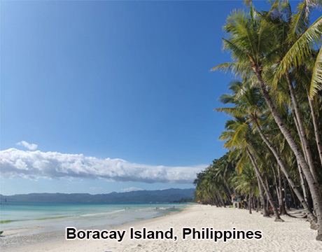 Boracay Island white sand beach
