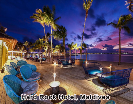 Hard Rock hote in Maldives
